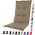 Kopu® Prisma Taupe - Comfortabel Tuinkussen met Hoge Rug - Taupe