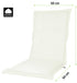 Kopu® Prisma Black - Comfortabel Tuinkussen met Hoge Rug - Zwart