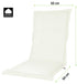 Kopu® Manchester  Sand - Comfortabel Tuinkussen met Hoge Rug - Zand