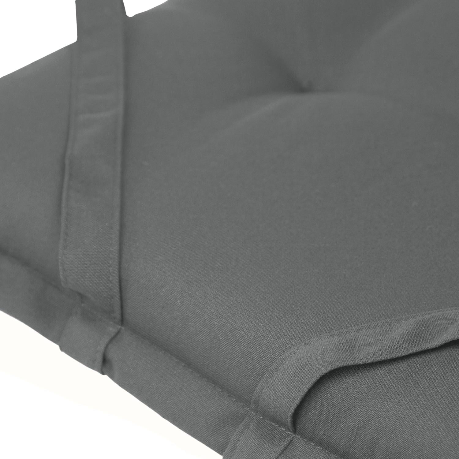 2 stuks Kopu® Prisma Mouse Grey Tuinkussen Hoge Rug  - Grijs