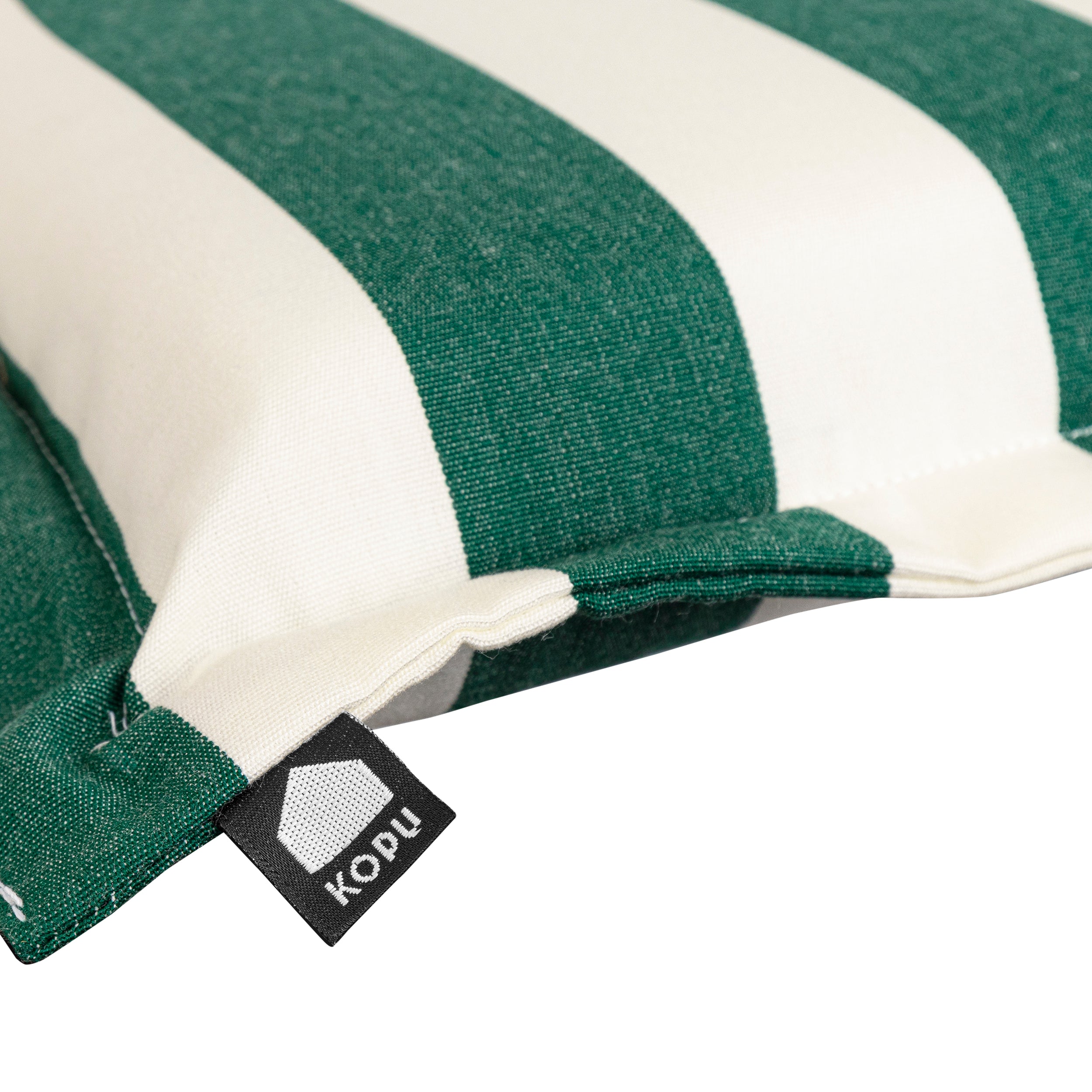 Kopu® Mila Forest Green 180 cm - Hoogwaardig Bankkussen - Gestreept