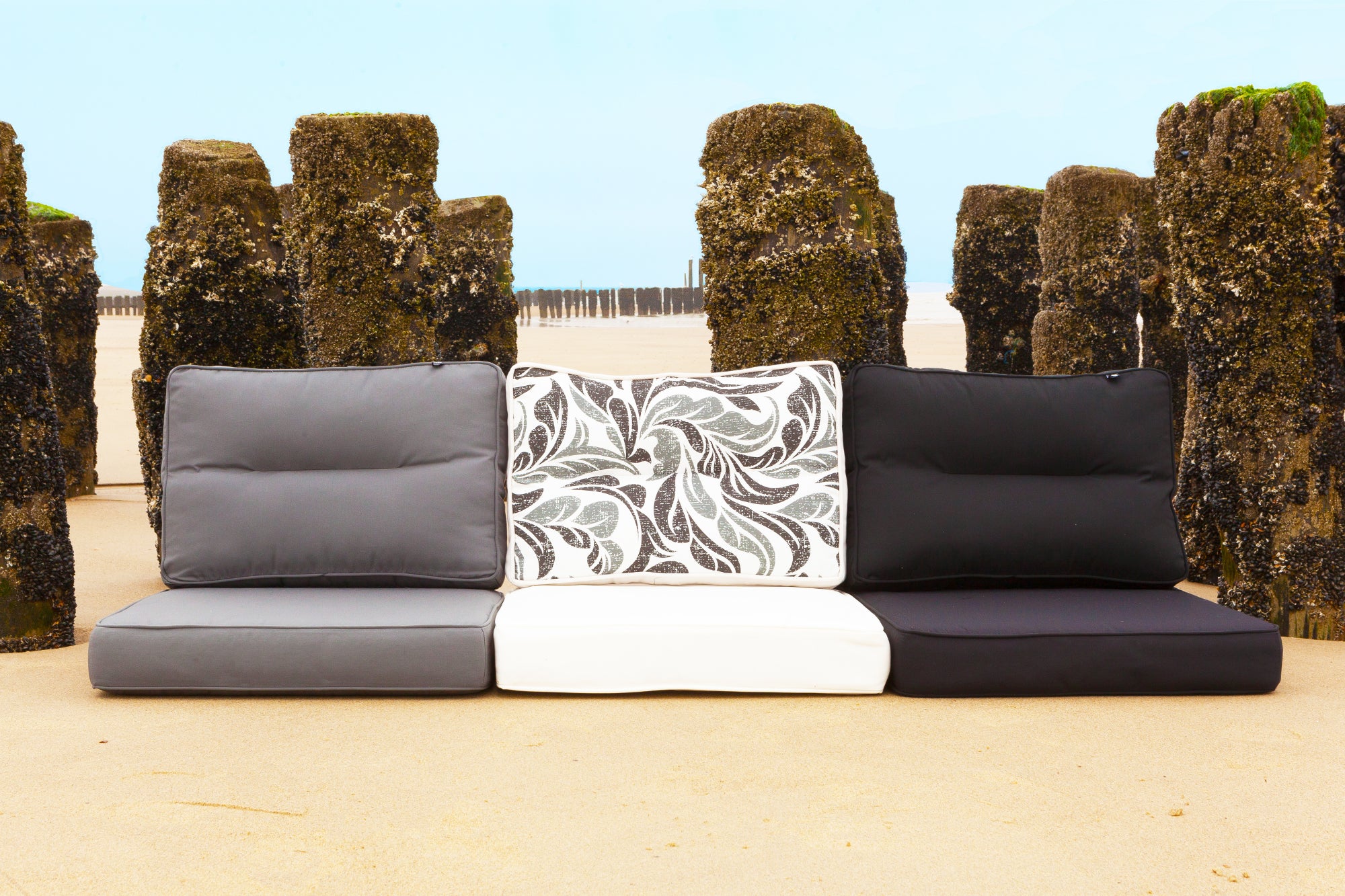 Kopu® Prisma Grey Loungekussen Zitting 60x60 cm - Grijs