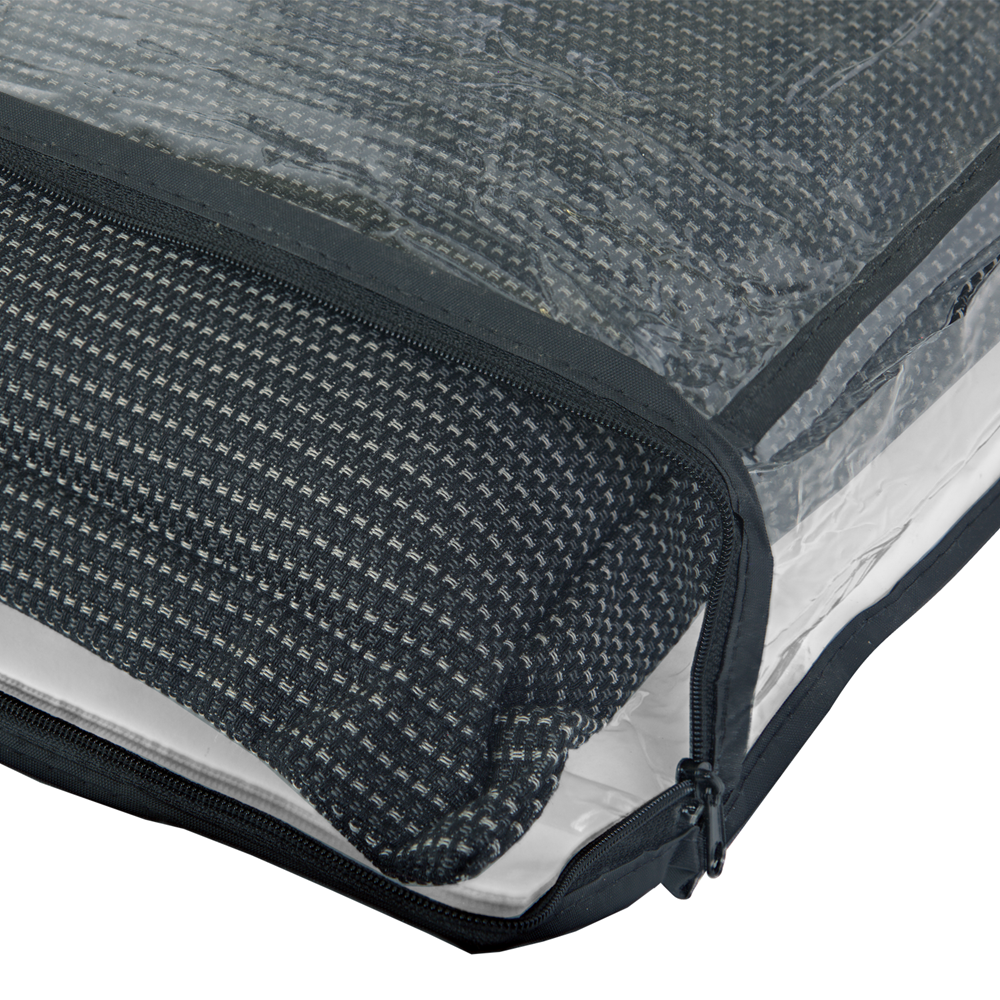 Kopu® Manchester Black - Hoogwaardig  Bankkussen 150x50 cm - Zwart
