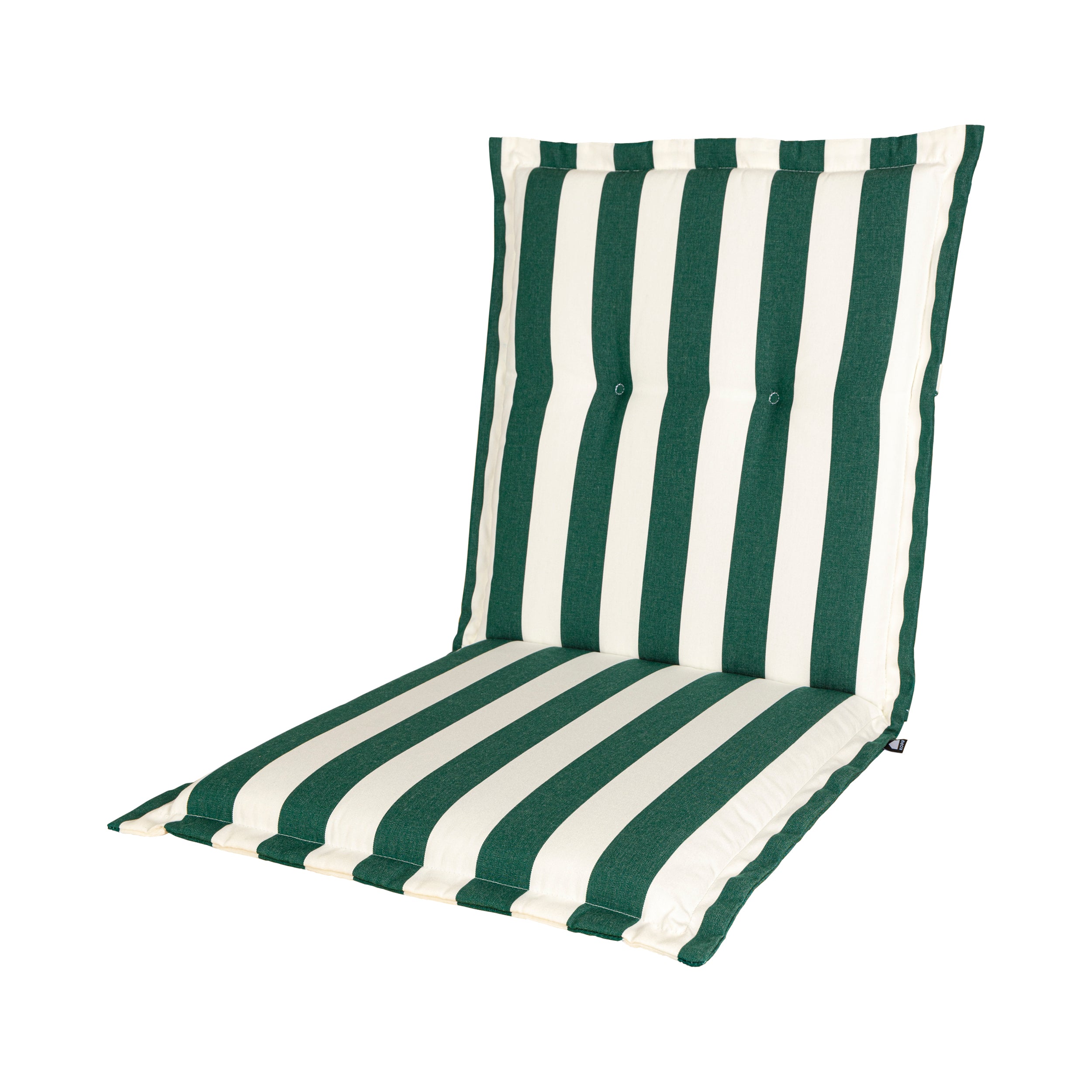 Kopu® Mila Forest Green - Comfortabel Tuinkussen met Lage Rug  - Groen