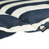 Kopu® Mila Navy - Comfortabel Tuinkussen met Lage Rug - Blauw/Wit