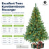 Kunst-Kerstboom Excellent Trees® LED Stavanger Green 120 cm met verlichting