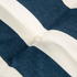 Kopu® Mila Navy Blue 120 cm - Hoogwaardig Bankkussen - Gestreept
