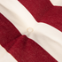 Kopu® Mila Bordeaux - Comfortabel Tuinkussen met Lage Rug - Rood/Wit