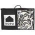 Kopu® Retro Flower Lounge Rugkussen 60 cm - Grijs/wit