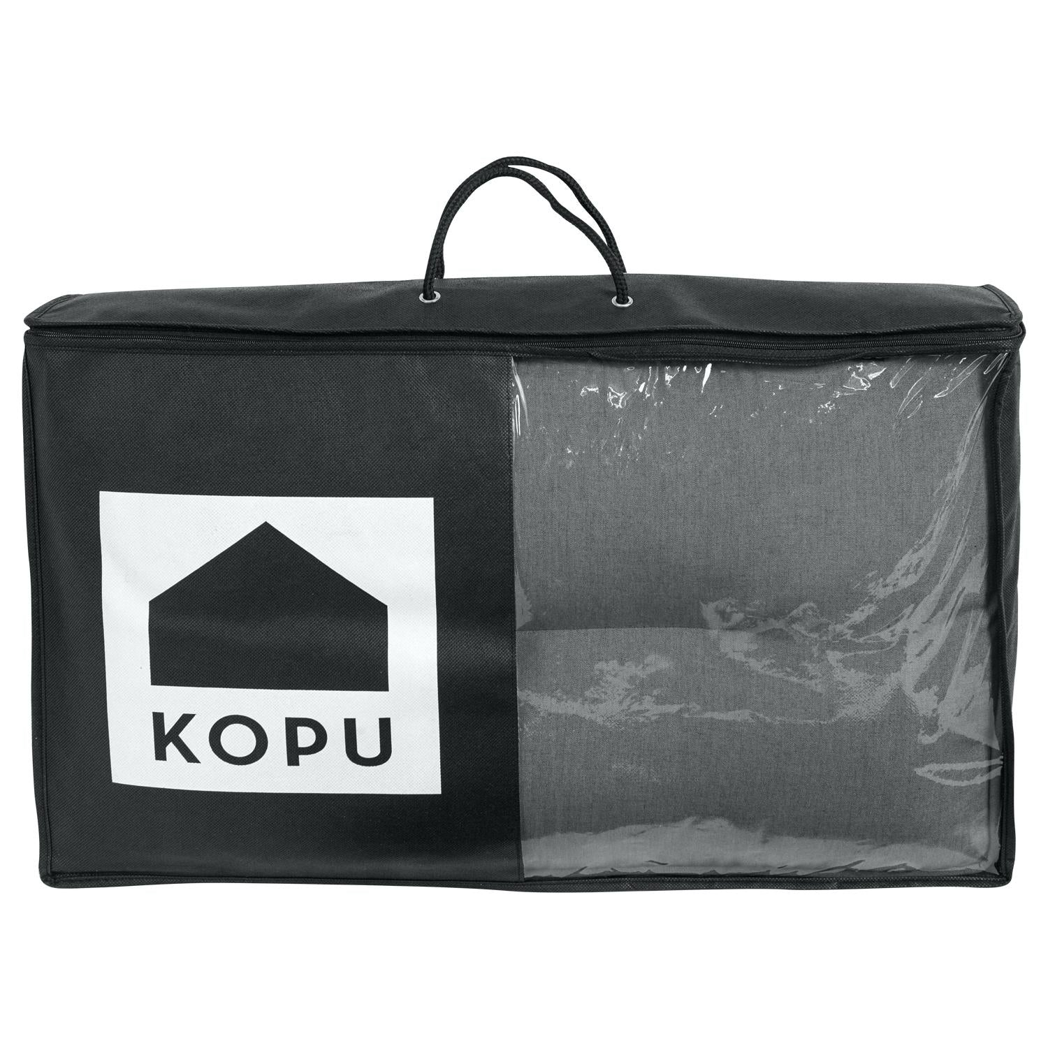 Kopu® Prisma Mouse Grey Loungekussenset Combinatie Zit en Rug 60 cm