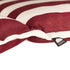Kopu® Mila Red - Comfortabel Tuinkussen met Hoge Rug - Rood/Wit