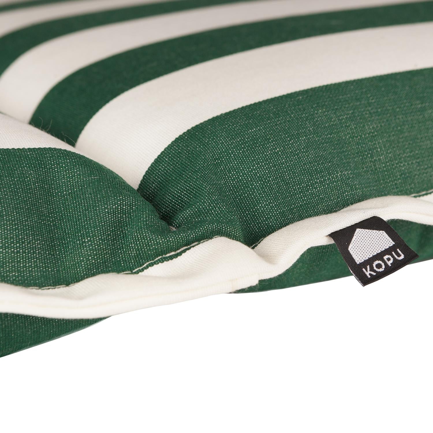 Kopu® Mila Forest Green - Comfortabel Tuinkussen met Lage Rug  - Groen
