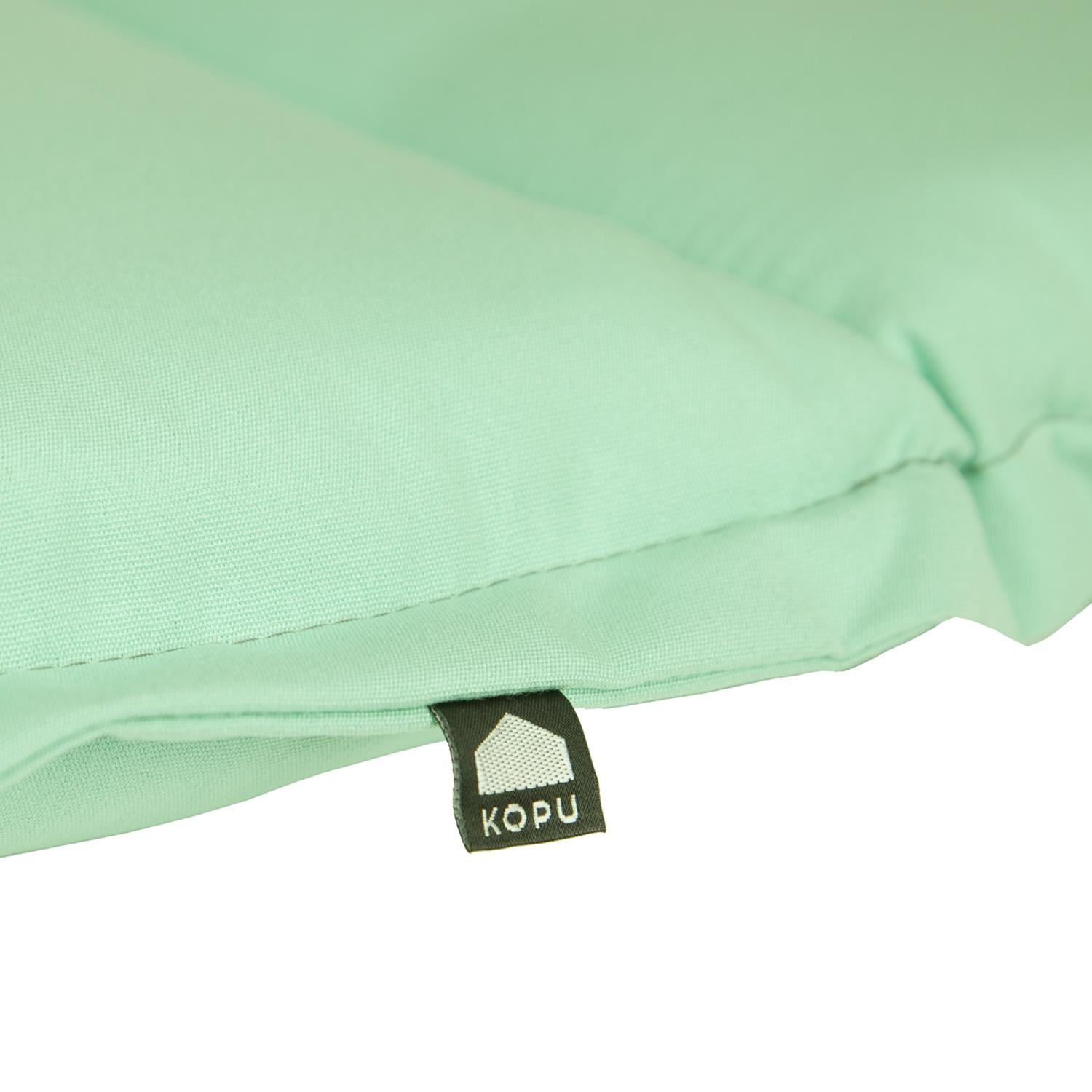 Kopu® Prisma Aquamarine - Deckchairkussen - 200x50 cm - Groen