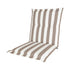 Kopu® Mila Taupe - Comfortabel Tuinkussen met Hoge Rug - Taupe
