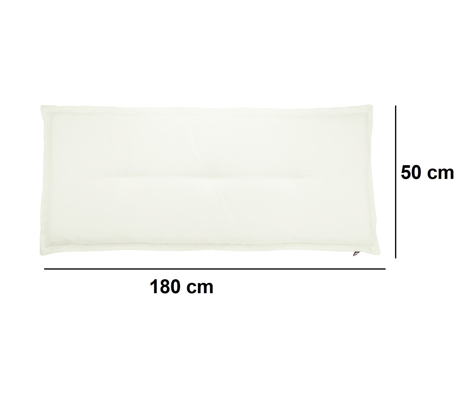Kopu® Mila Forest Green 180 cm - Hoogwaardig Bankkussen - Gestreept