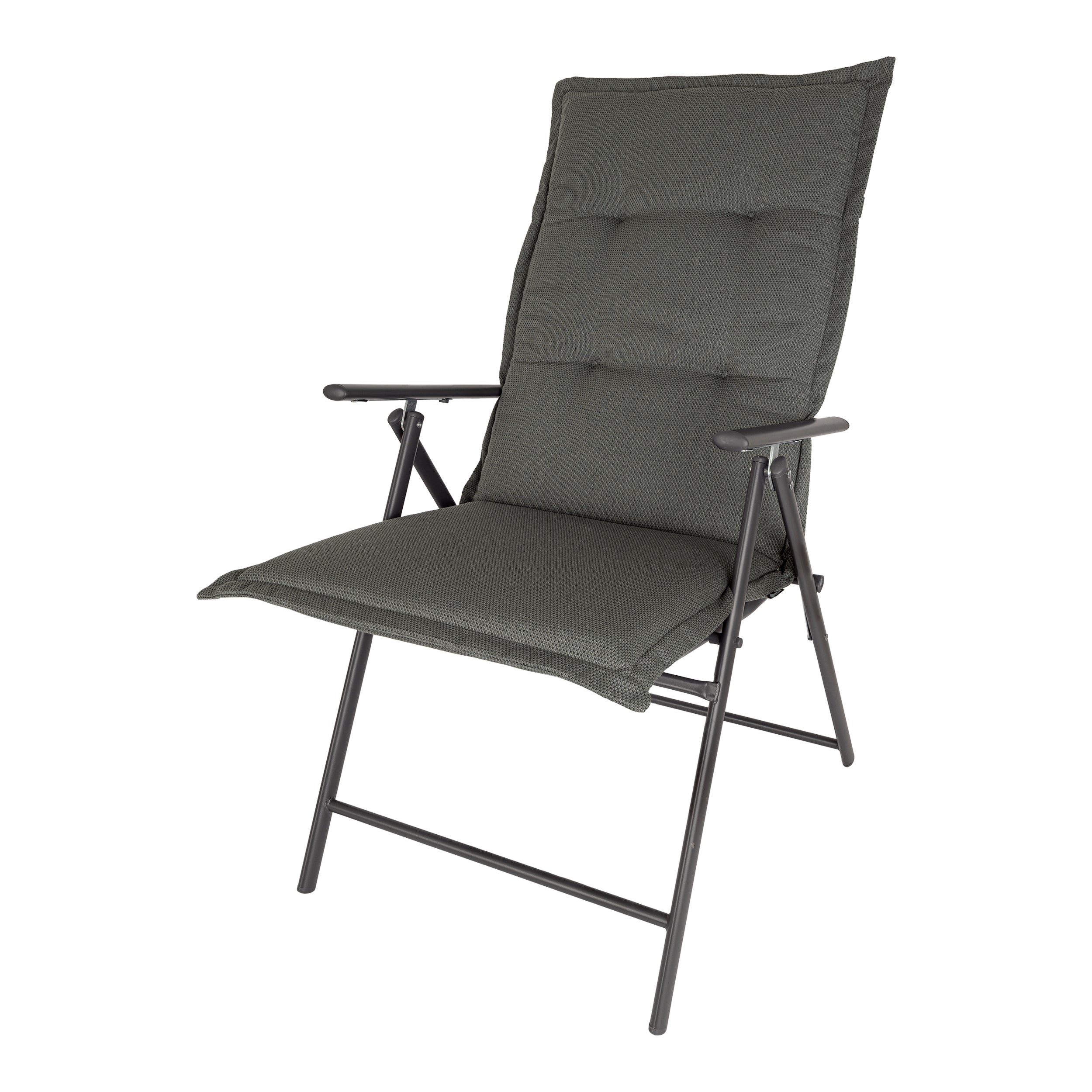 Kopu® Manchester Grey Comfortabel Tuinkussen met Hoge Rug - Grijs