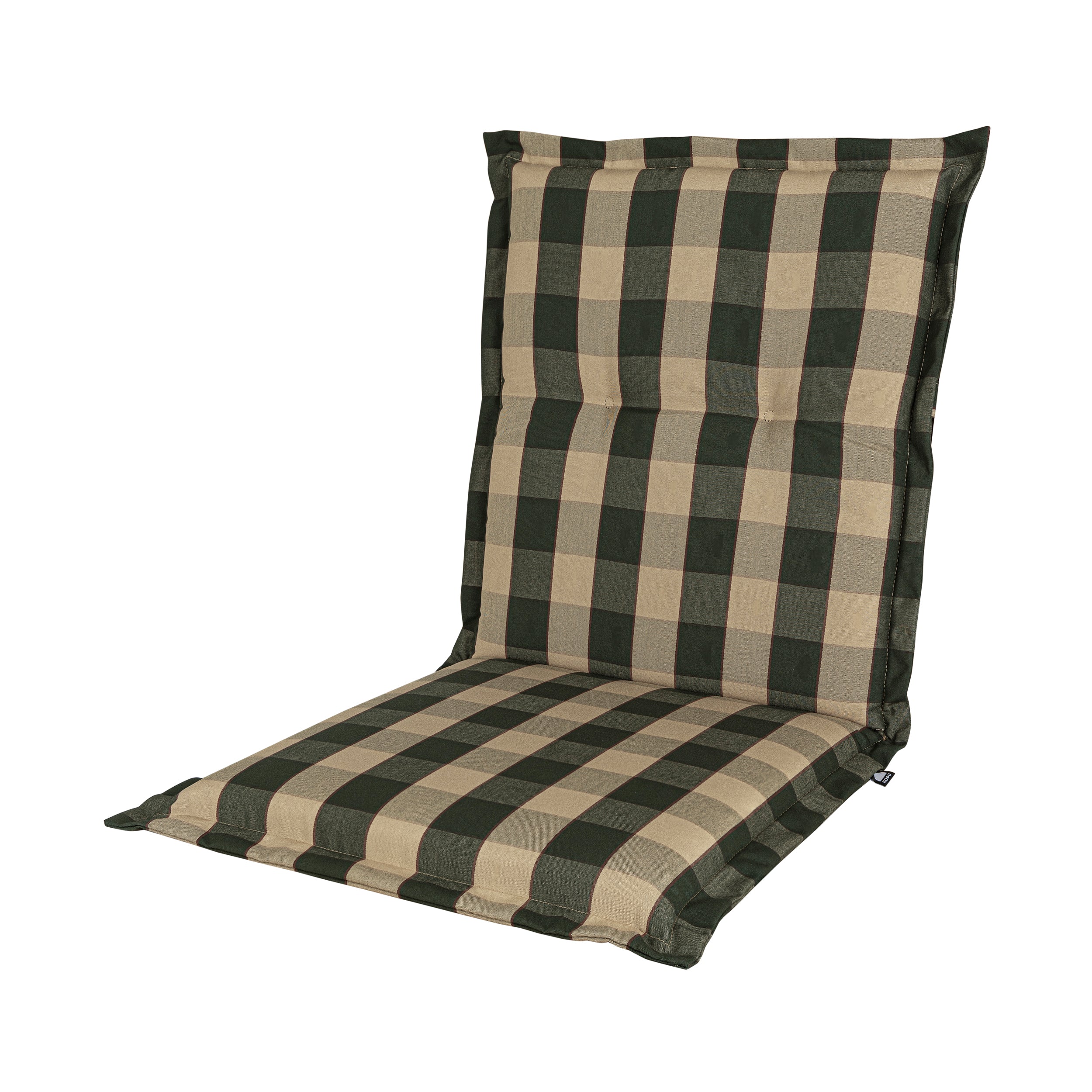 Kopu® Country Green Lage Rug - Comfortabel Tuinkussen - Groen