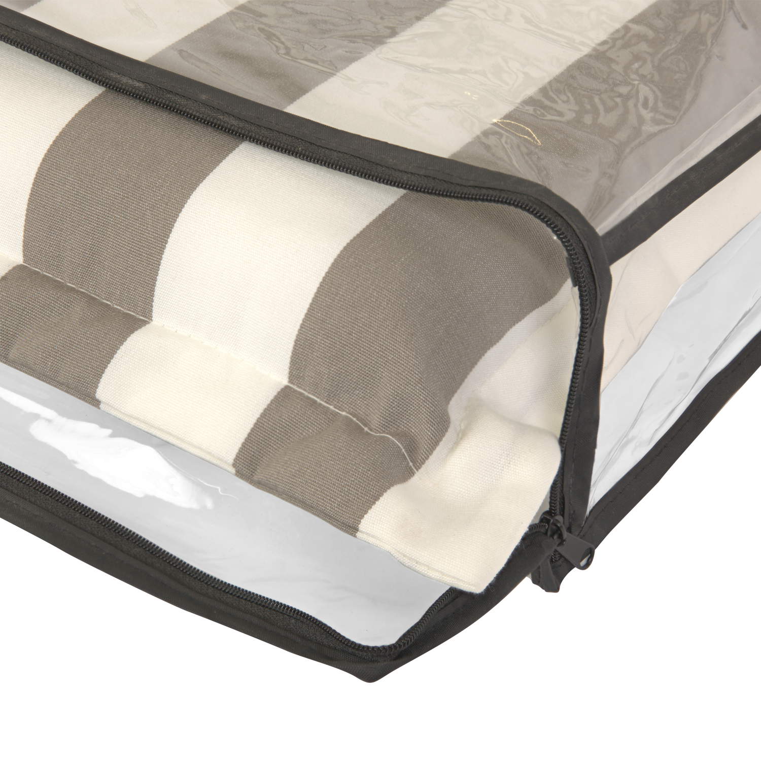 Kopu® Mila Taupe - Comfortabel Tuinkussen met Hoge Rug - Taupe