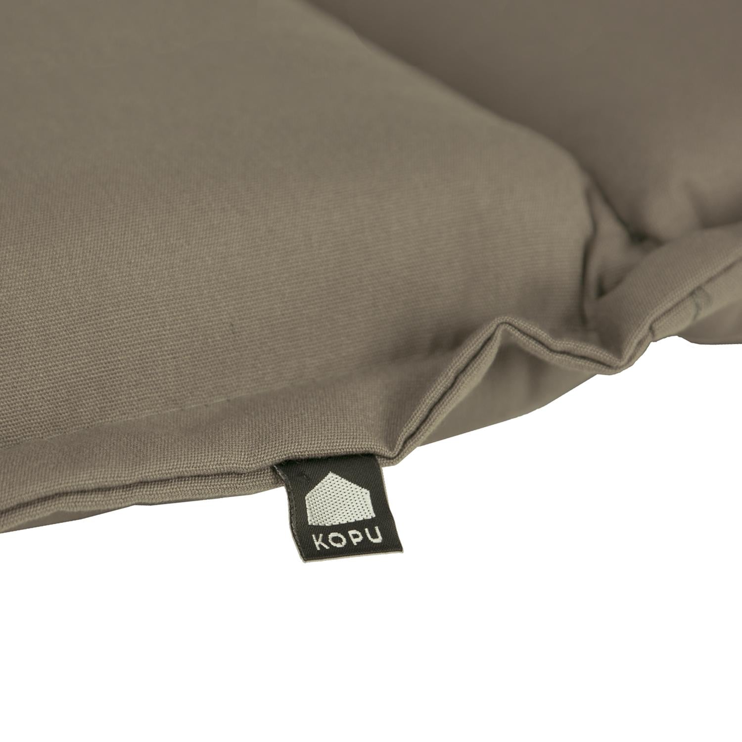 Kopu® Prisma Taupe - Comfortabel Tuinkussen met Hoge Rug - Taupe