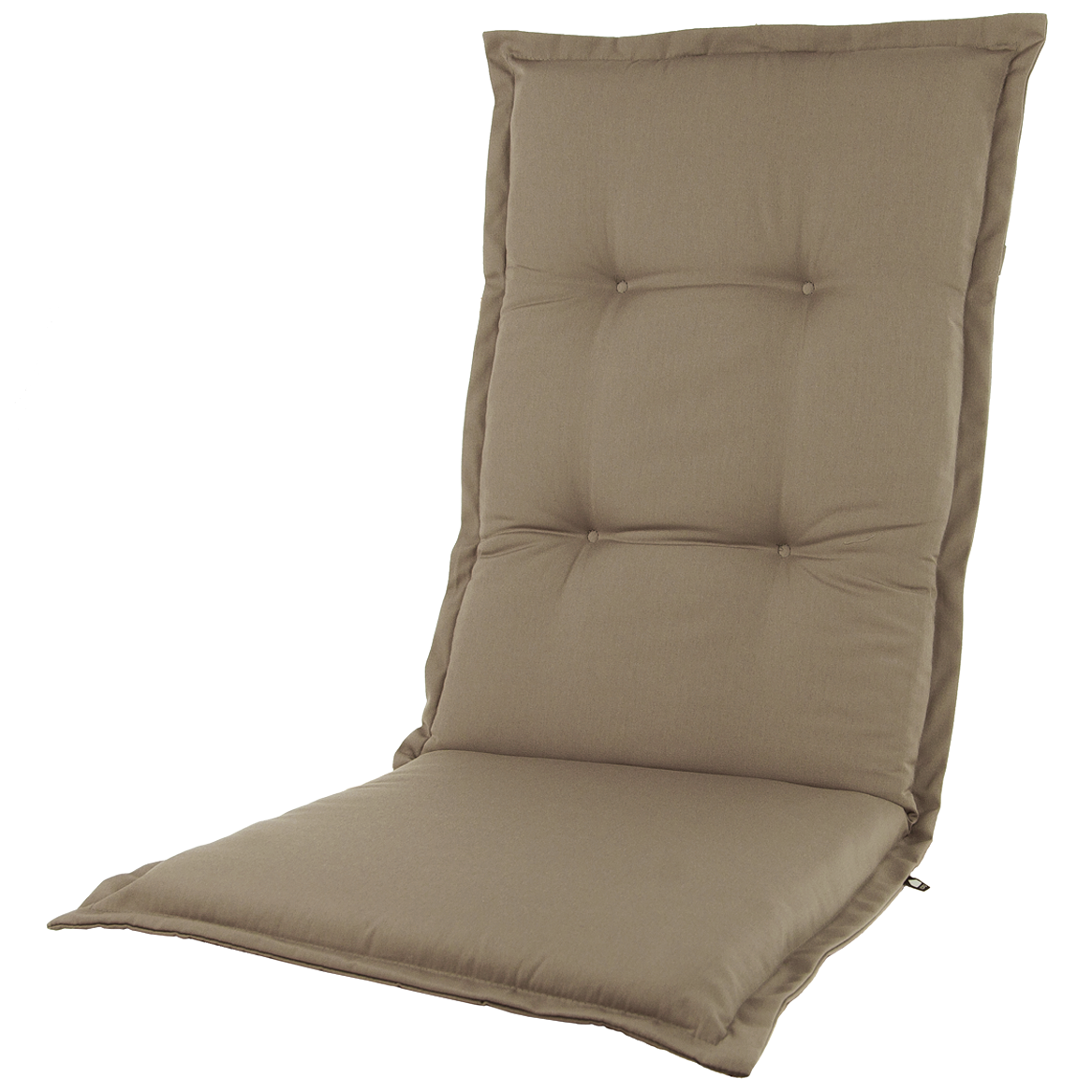 Kopu® Prisma Taupe - Comfortabel Tuinkussen met Hoge Rug - Taupe