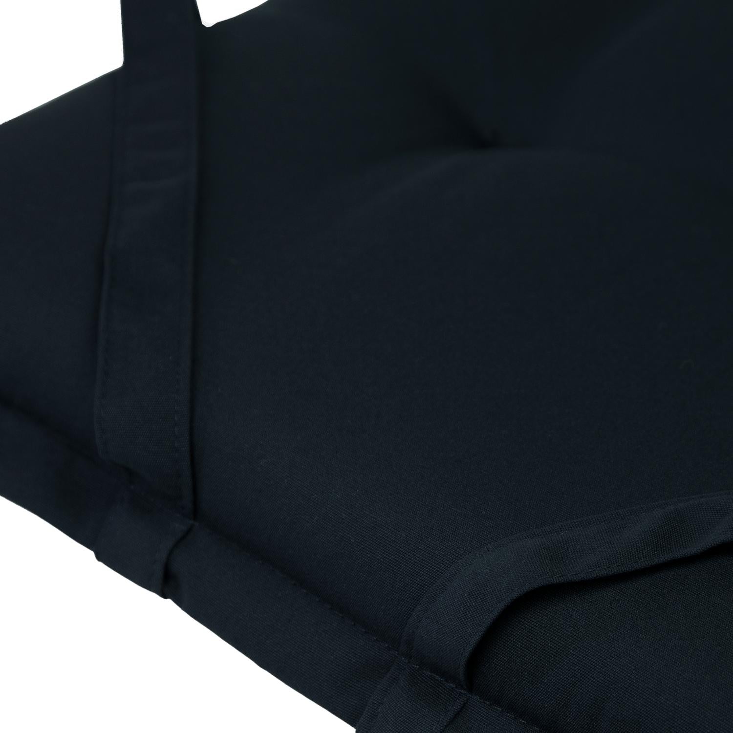 Kopu® Prisma Black - Comfortabel Tuinkussen met Hoge Rug - Zwart
