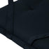 Kopu® Prisma Black - Comfortabel Tuinkussen met Hoge Rug - Zwart