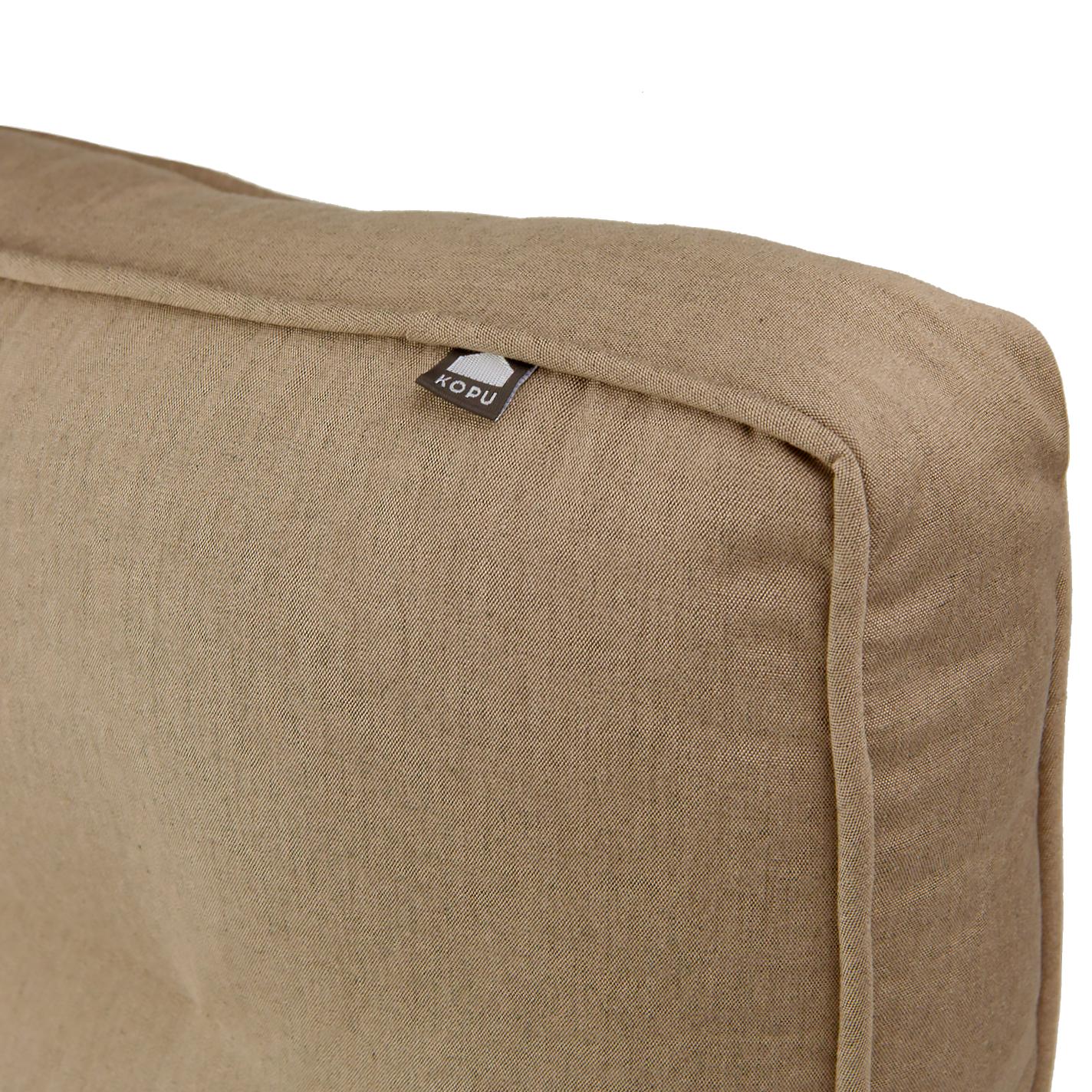 Kopu® Prisma Linnen Loungekussen Rug 60x40 cm - Beige