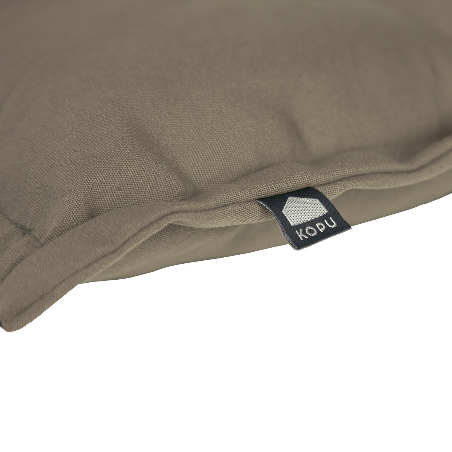 Kopu® Prisma Taupe - Hoogwaardig en Comfortabel Bankkussen 120x50 cm