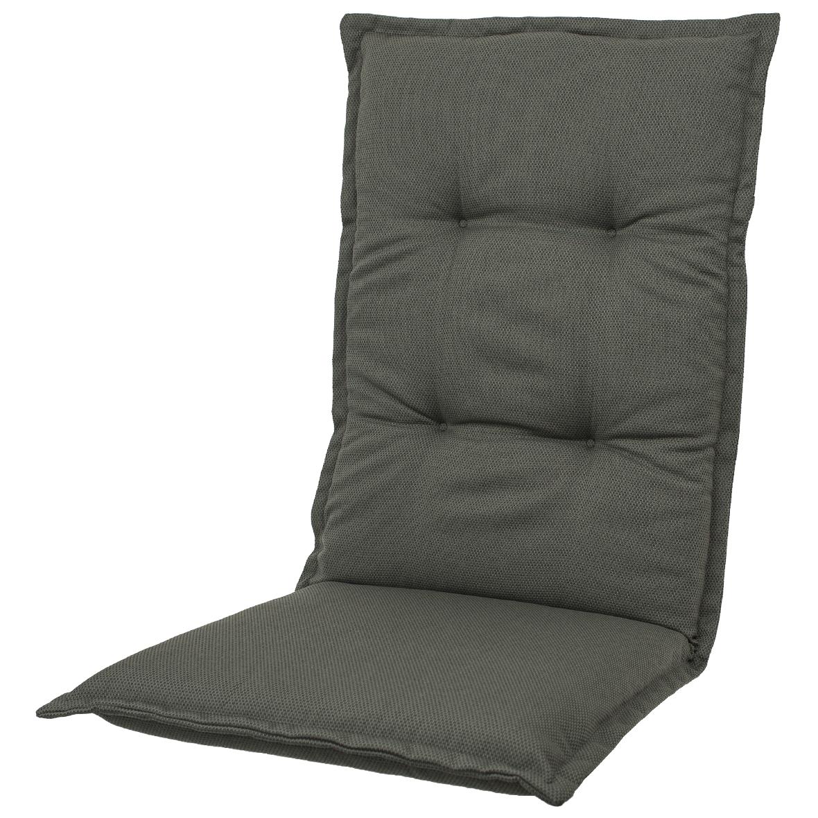 Kopu® Manchester Grey Comfortabel Tuinkussen met Hoge Rug - Grijs