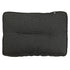 Kopu® - Manchester Loungekussen Rug 60x40 cm - Black