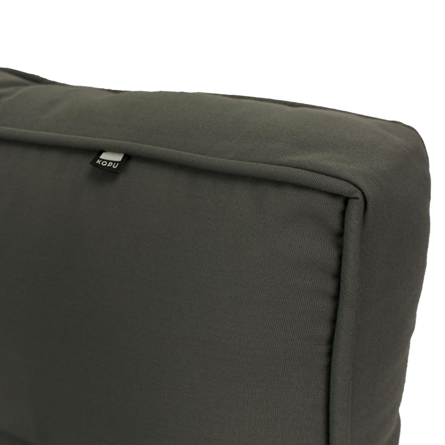 Kopu® Prisma Grey Hoogwaardige Loungekussen-set Zit en Rug 60 cm