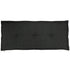 Kopu® Manchester Black - Hoogwaardig  Bankkussen 180x50 cm - Zwart