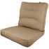 Kopu® - Prisma Loungekussenset Zit en Rug Hoog 60 cm - Linnen