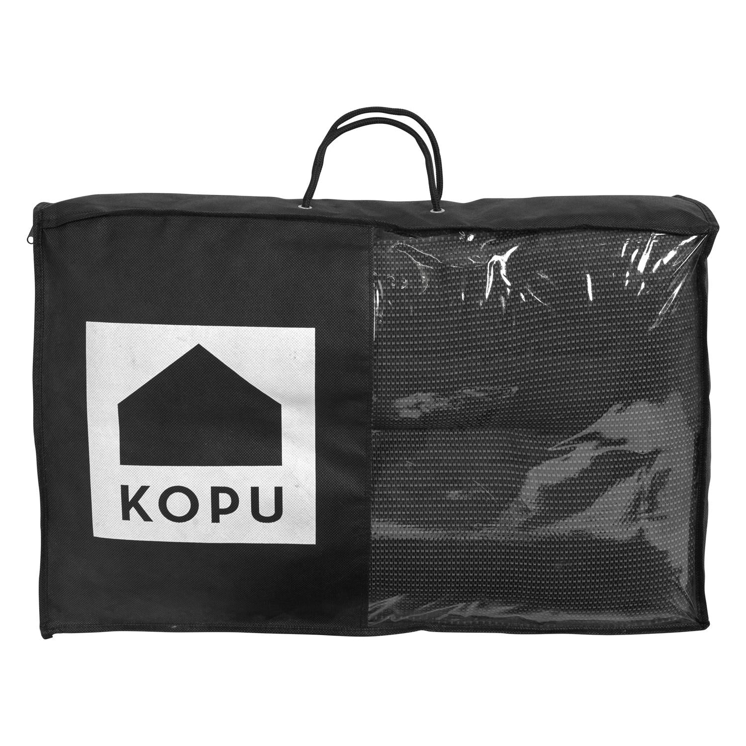 Kopu® - Manchester Loungekussen Rug 60x40 cm - Black