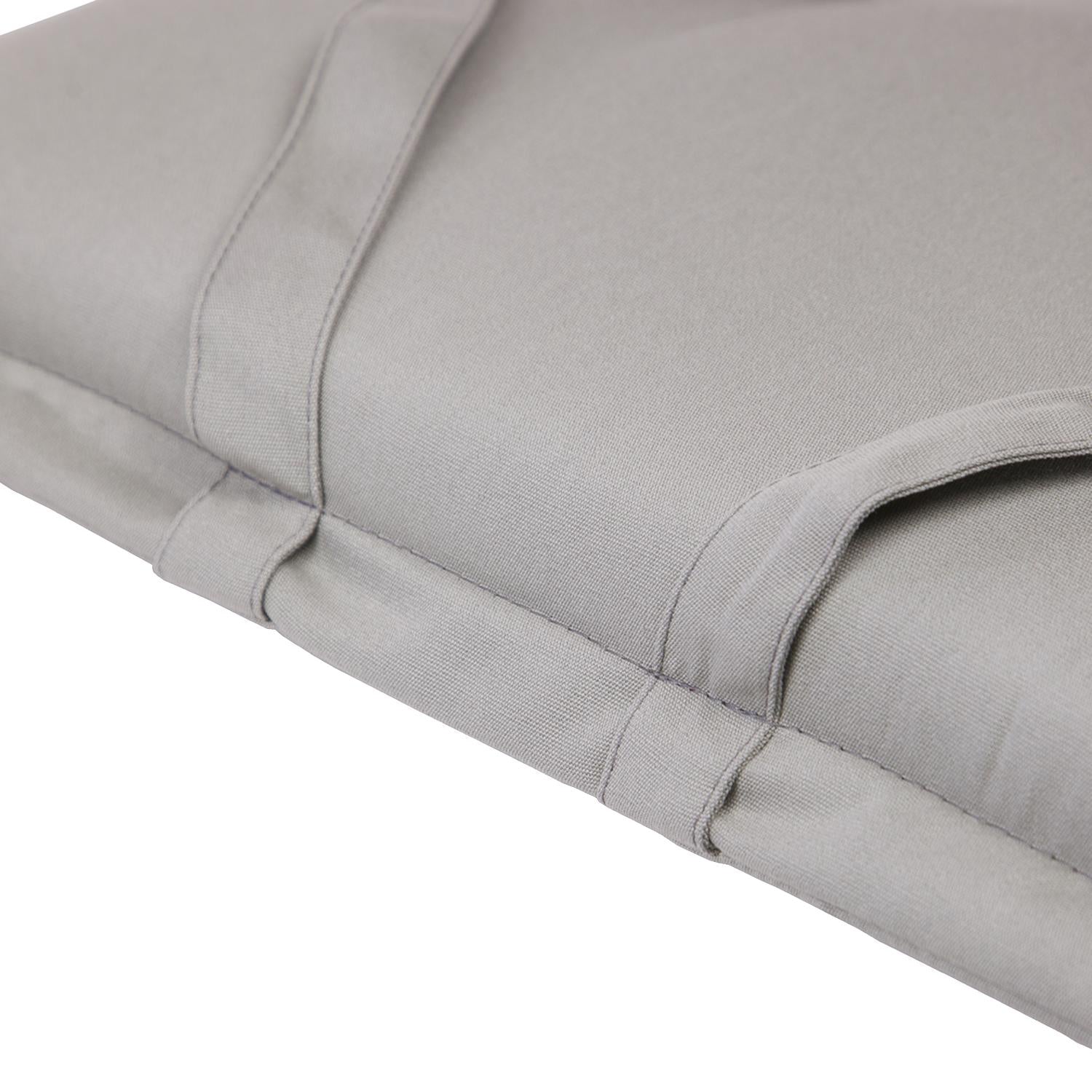 Kopu® Prisma Silver - Comfortabel Tuinkussen met Hoge Rug - Grijs
