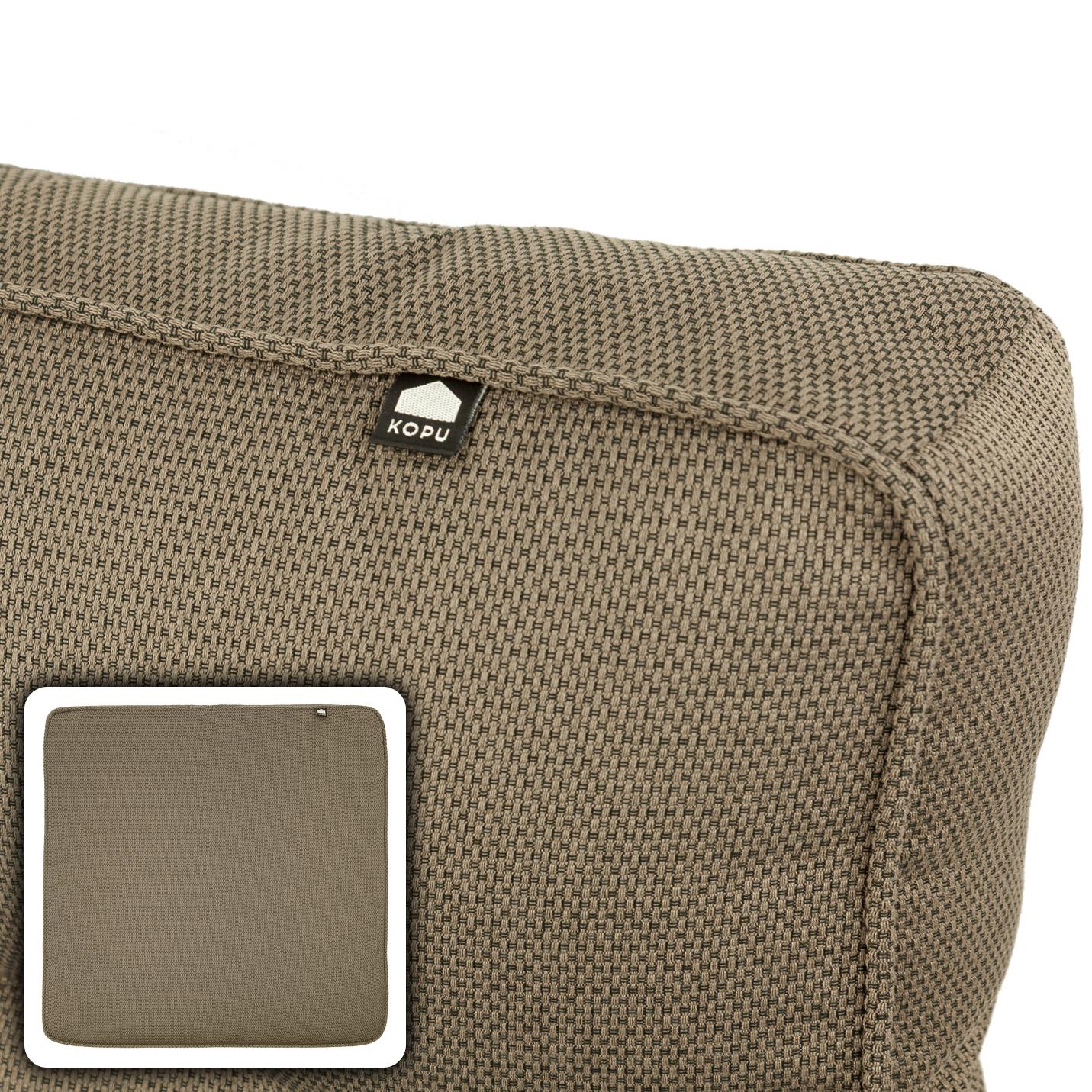 Kopu® - Manchester Loungekussen Zit 60x60 cm - Taupe
