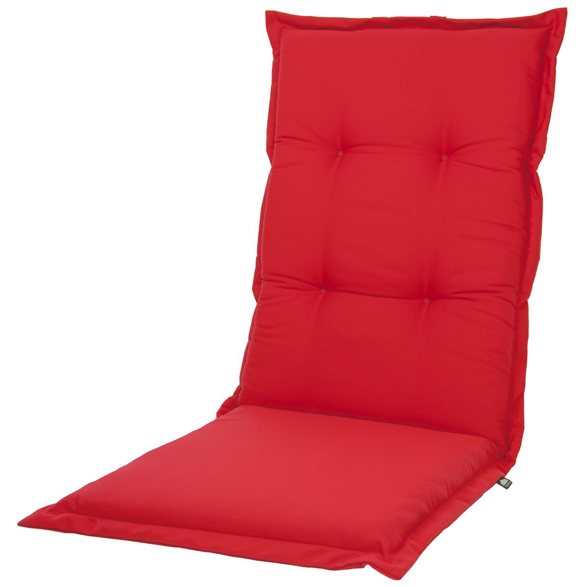 Kopu® Prisma Red - Comfortabel Tuinkussen met Hoge Rug - Rood