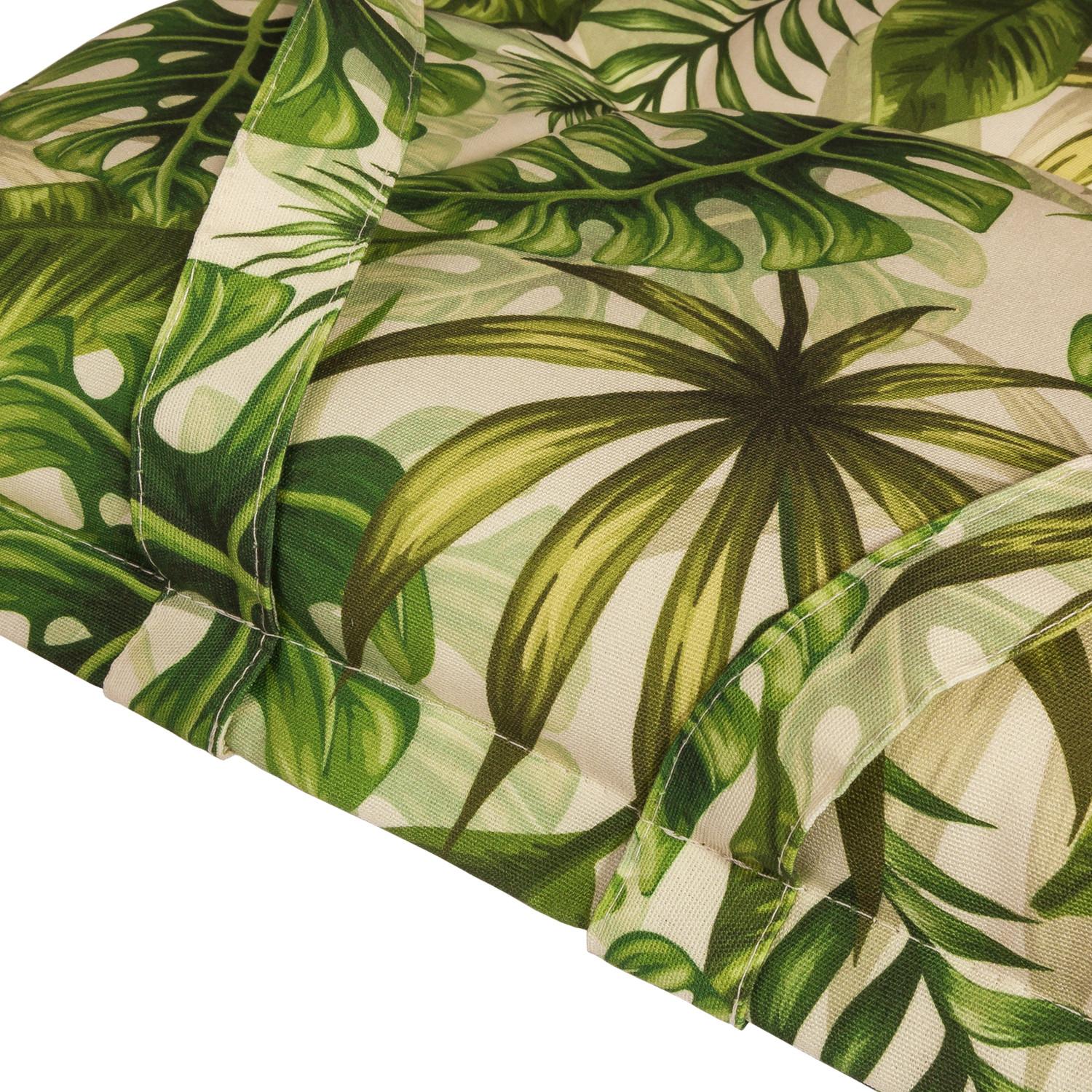 Kopu® Botanic - Comfortabel Tuinkussen met Hoge Rug - Groen