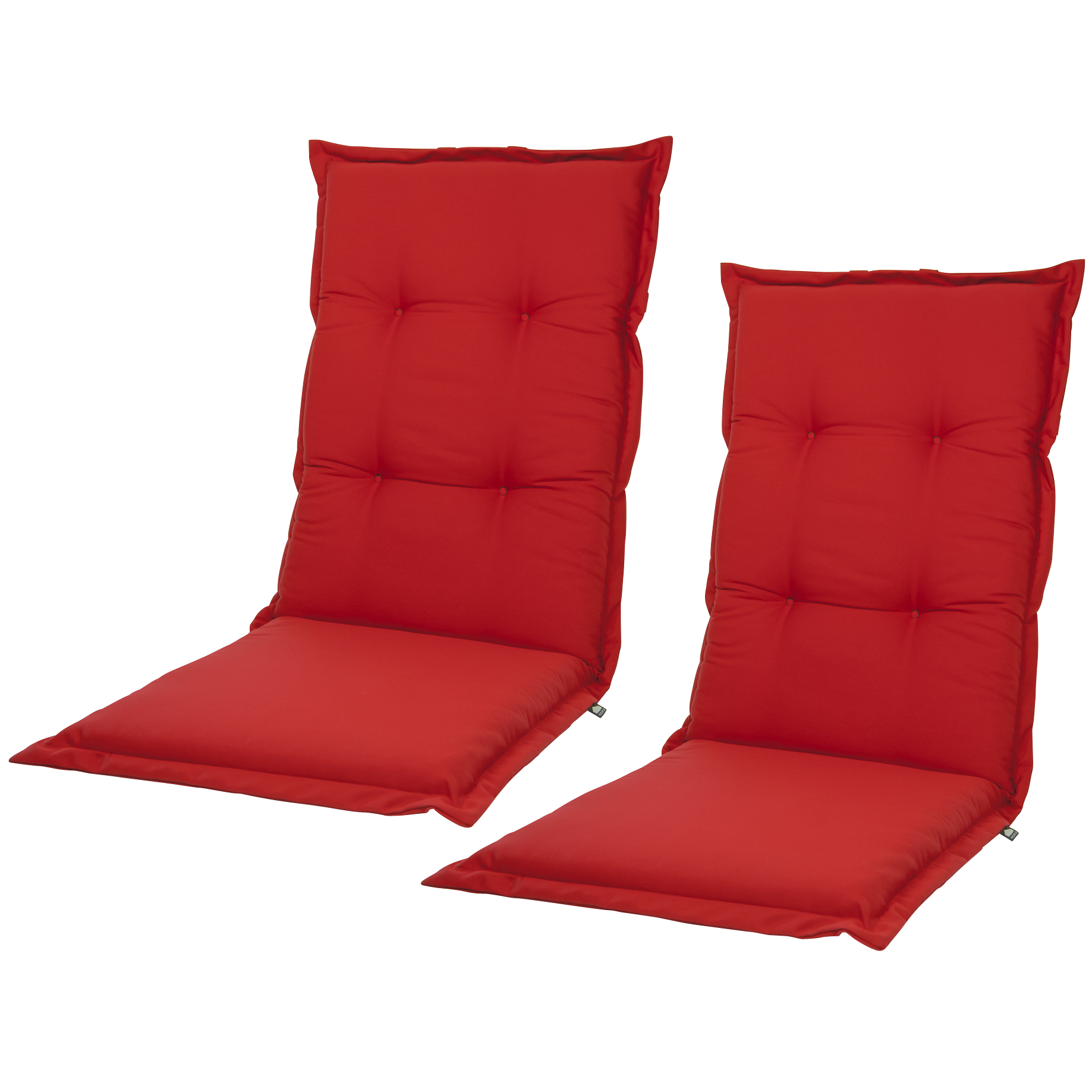 Kopu® Prisma Red Comfortabel Tuinkussen Hoge Rug - 2 stuks